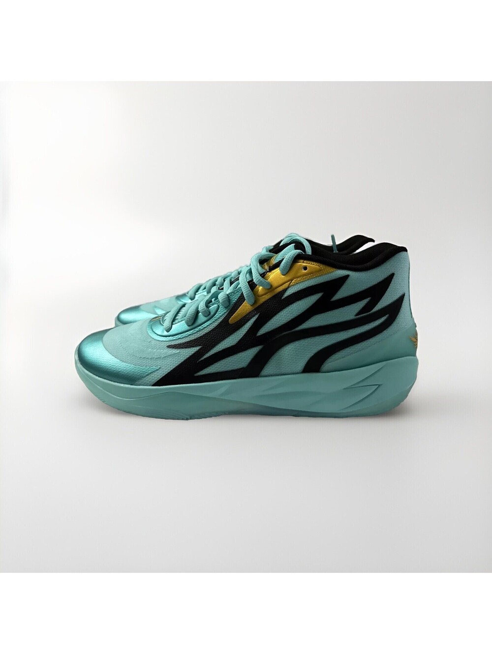 PUMA MB.02 Honeycomb Aqua Green Men's Size 10.5 Basketball Shoes 377590-01 New